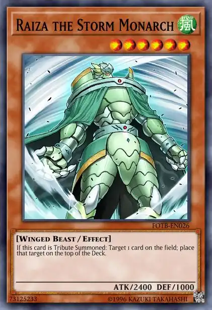 Edison Rulings for Raiza the Storm Monarch